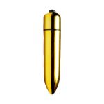 Mini Vibrador Power Bullet – 8,4 x 1,7 cm – Cor Dourado
